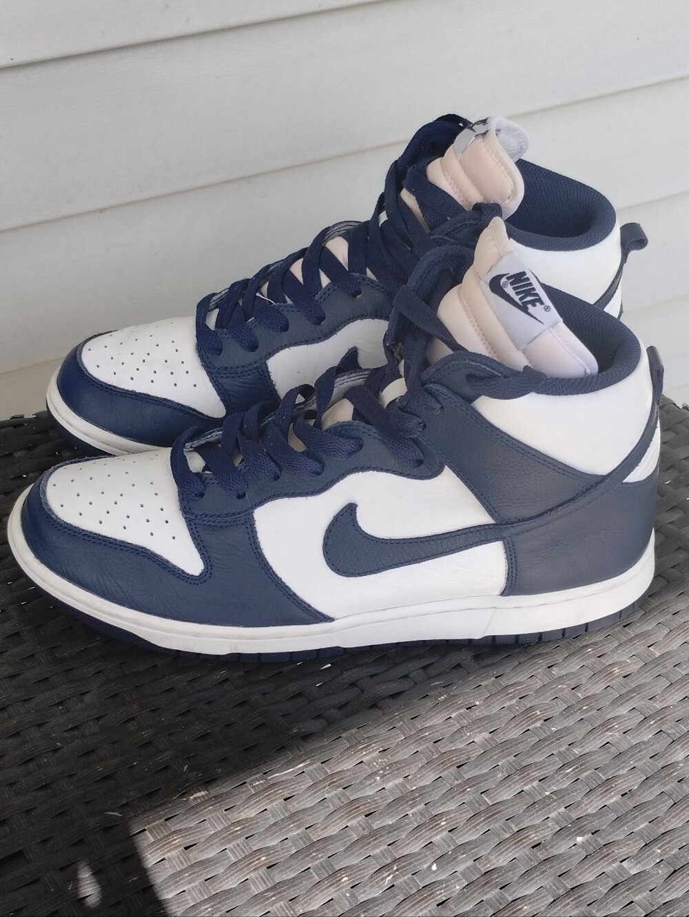 Nike Dunk High Retro QS Villanova 2016 Men’s 11 White Navy 850477-103